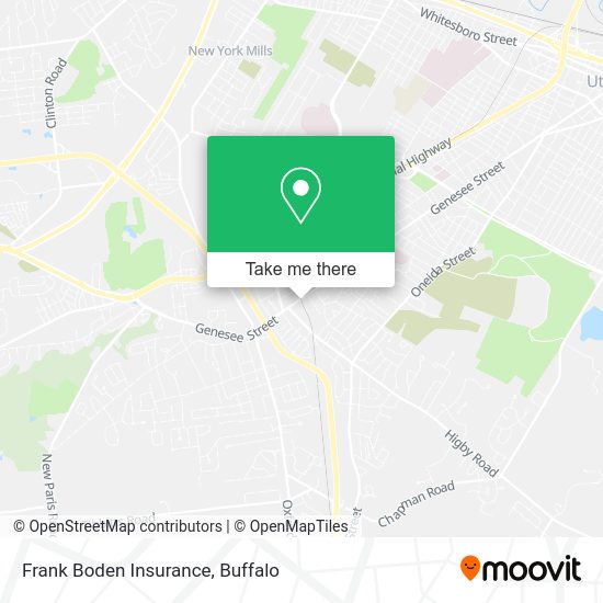Frank Boden Insurance map
