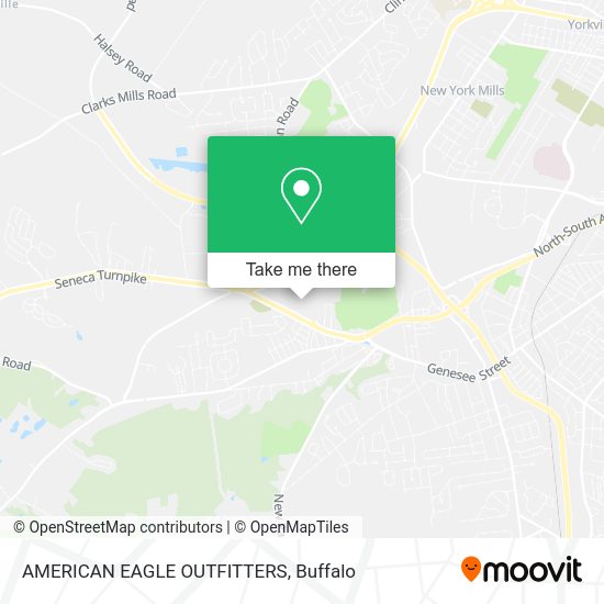 AMERICAN EAGLE OUTFITTERS map