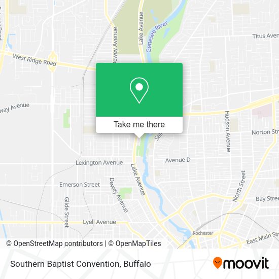 Southern Baptist Convention map