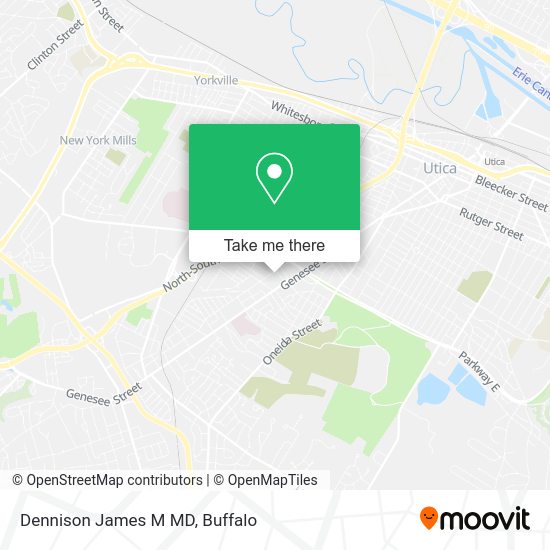 Dennison James M MD map