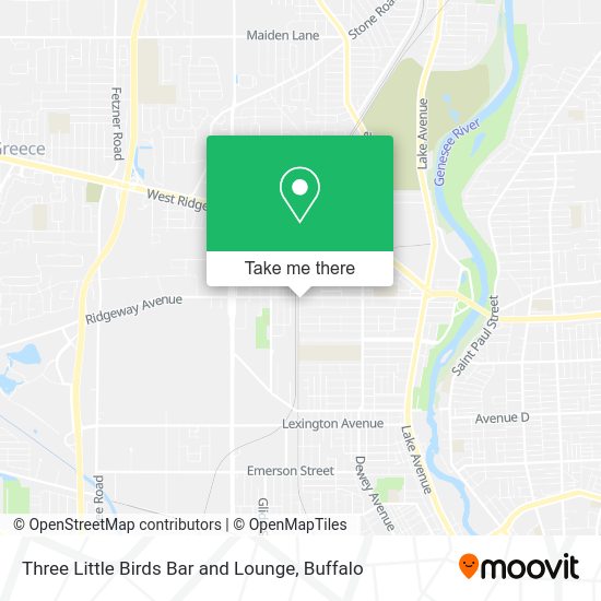 Three Little Birds Bar and Lounge map