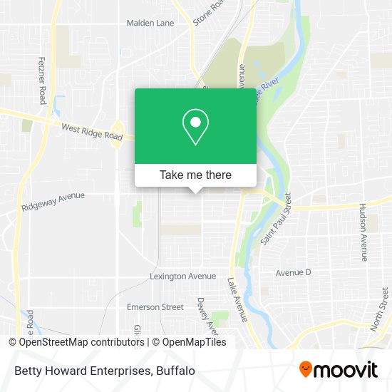 Betty Howard Enterprises map