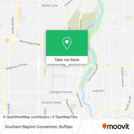 Southern Baptist Convention map