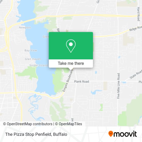 The Pizza Stop Penfield map