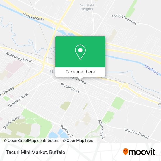 Mapa de Tacuri Mini Market