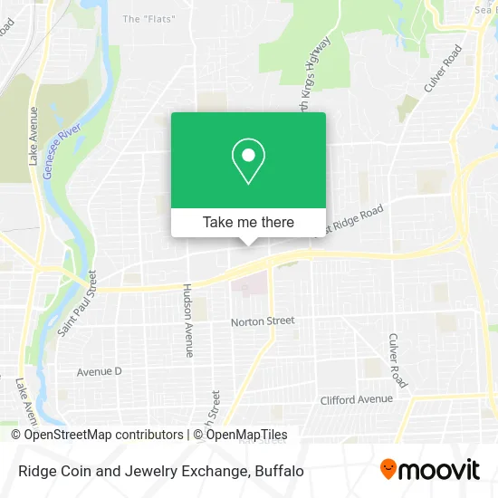 Ridge Coin and Jewelry Exchange map