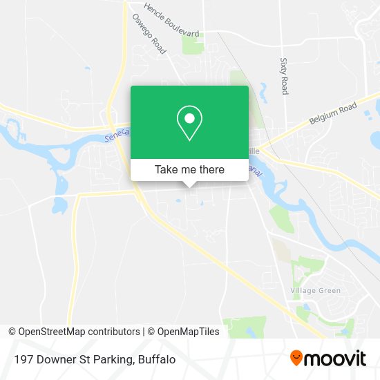 197 Downer St Parking map