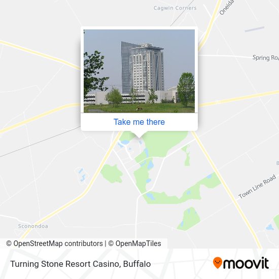 Turning Stone Resort Casino map