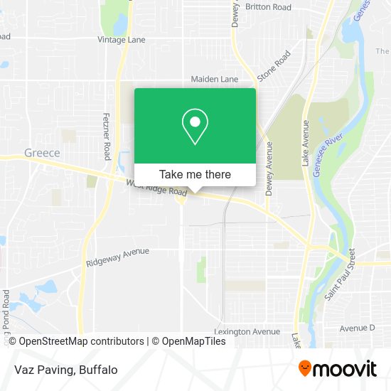 Mapa de Vaz Paving
