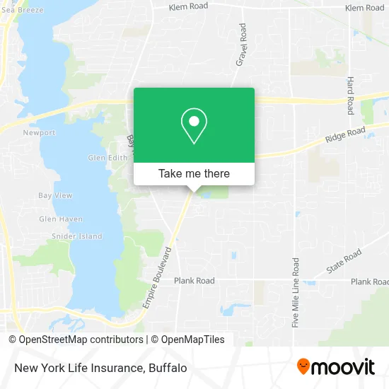 New York Life Insurance map