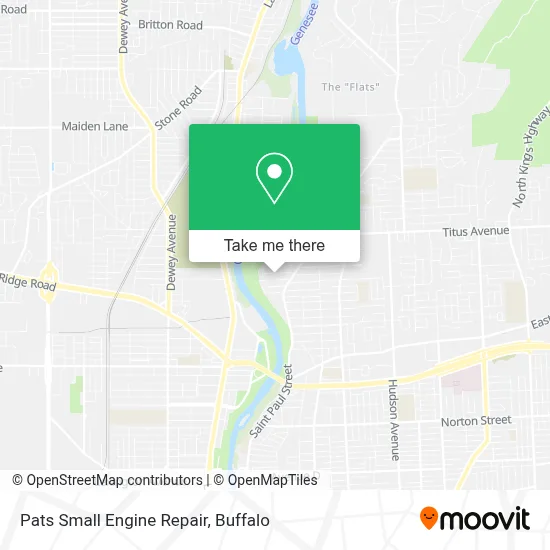 Pats Small Engine Repair map