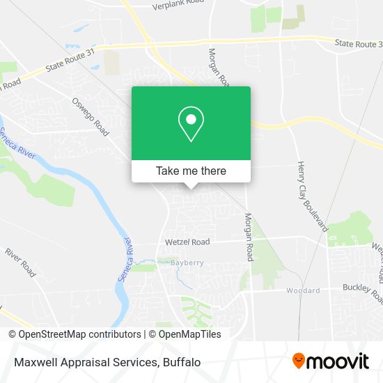 Maxwell Appraisal Services map