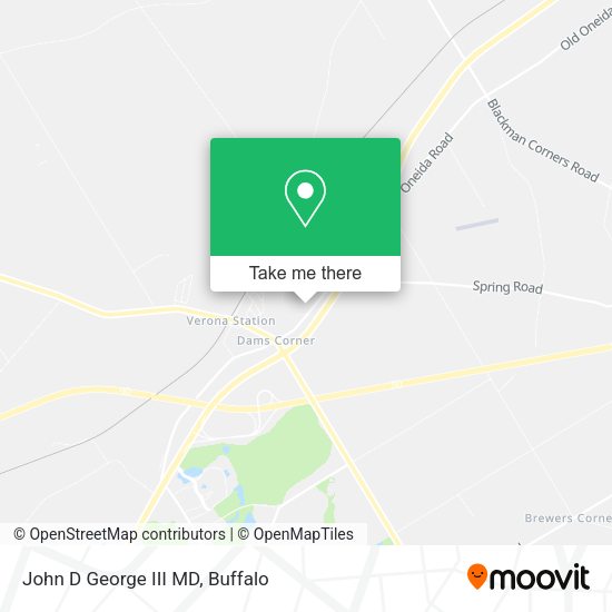 Mapa de John D George III MD