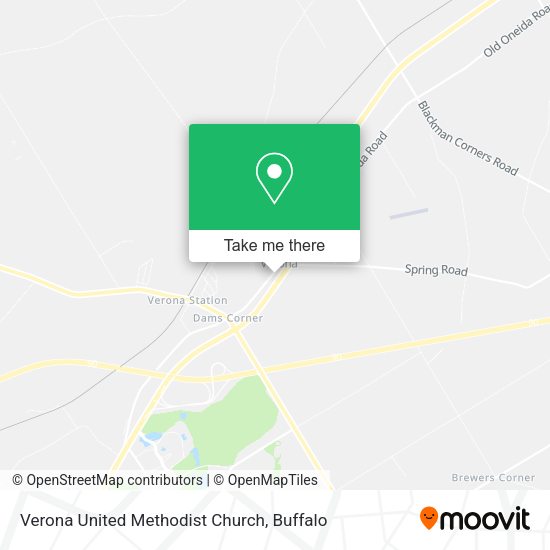 Verona United Methodist Church map