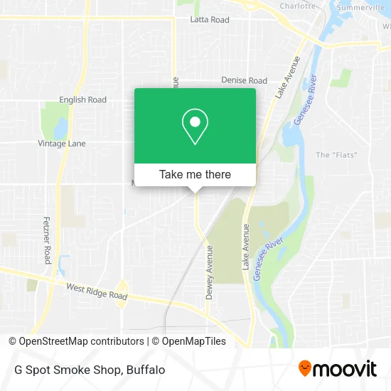 G Spot Smoke Shop map