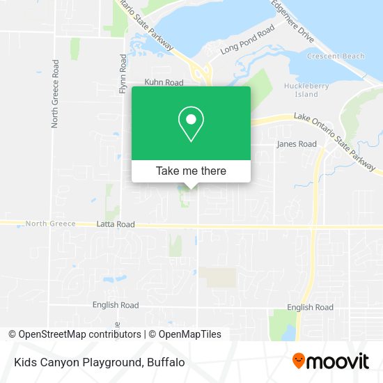 Kids Canyon Playground map