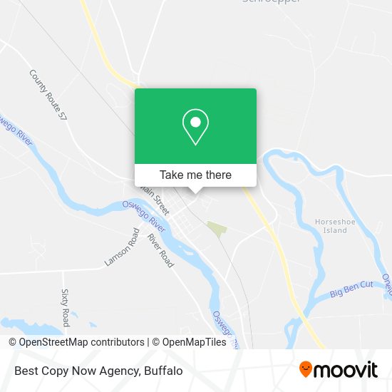 Mapa de Best Copy Now Agency