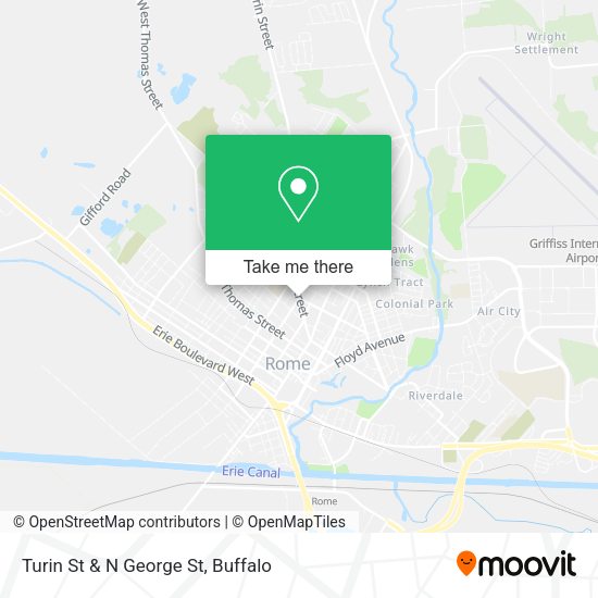 Turin St & N George St map