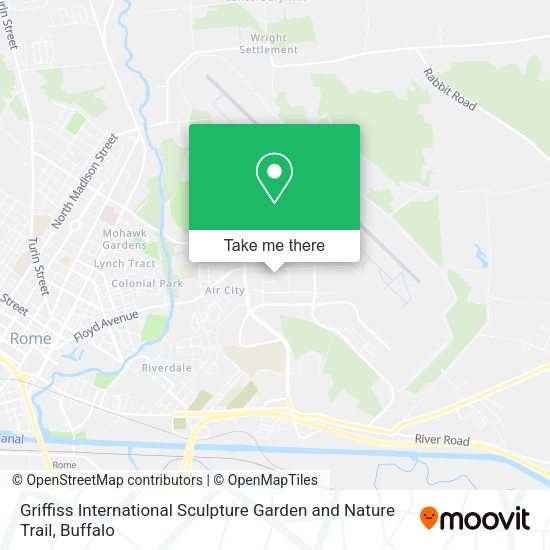 Griffiss International Sculpture Garden and Nature Trail map
