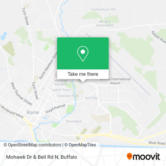 Mohawk Dr & Bell Rd N map