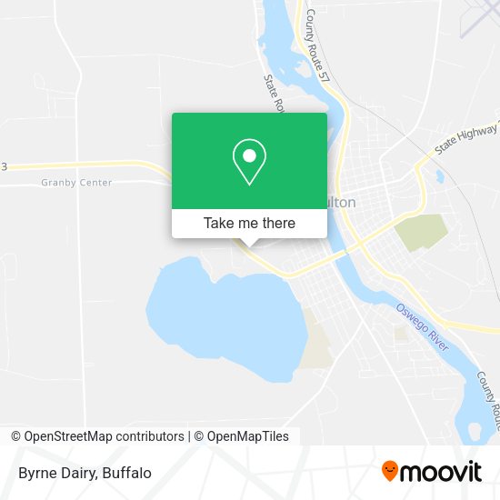 Mapa de Byrne Dairy