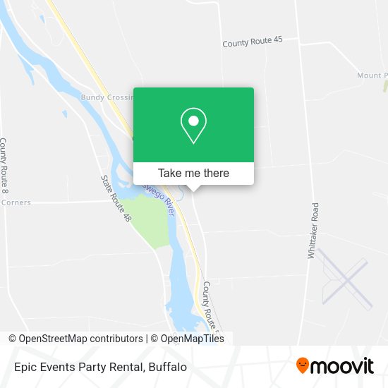 Epic Events Party Rental map