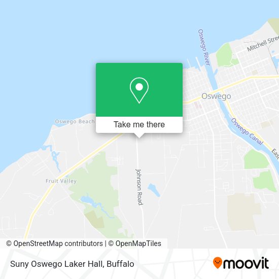 Suny Oswego Laker Hall map