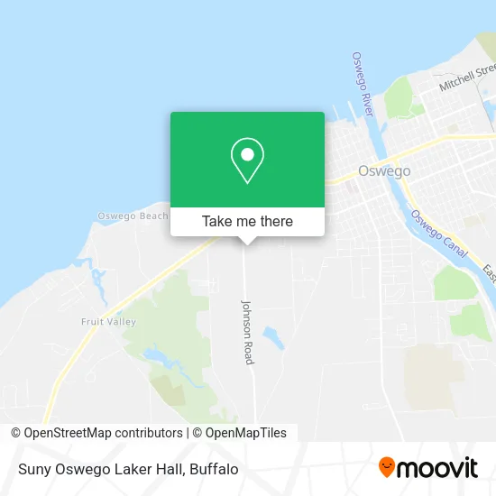 Suny Oswego Laker Hall map