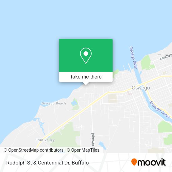 Rudolph St & Centennial Dr map