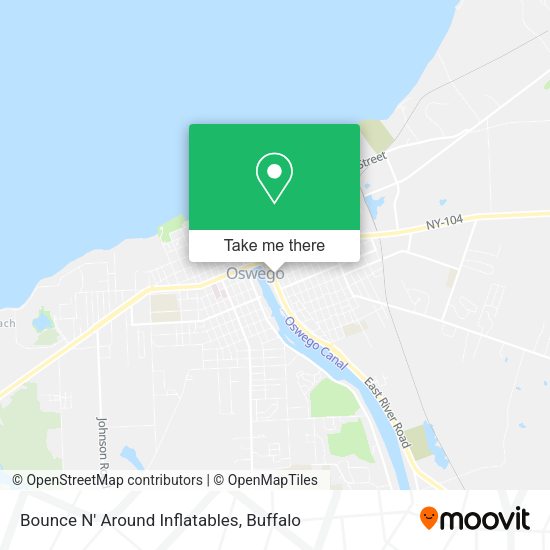 Bounce N' Around Inflatables map