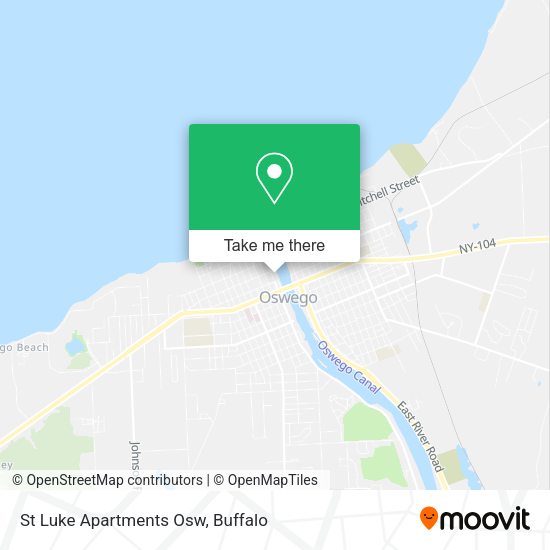 St Luke Apartments Osw map