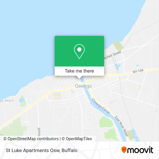 St Luke Apartments Osw map
