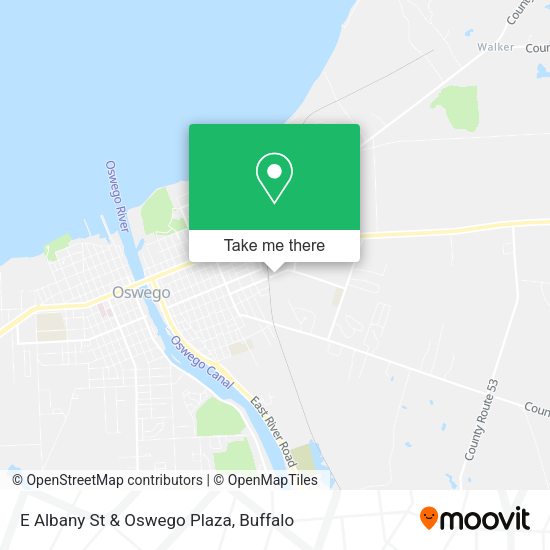 Mapa de E Albany St & Oswego Plaza