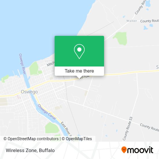 Mapa de Wireless Zone