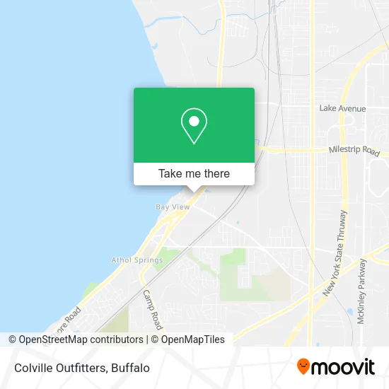 Colville Outfitters map