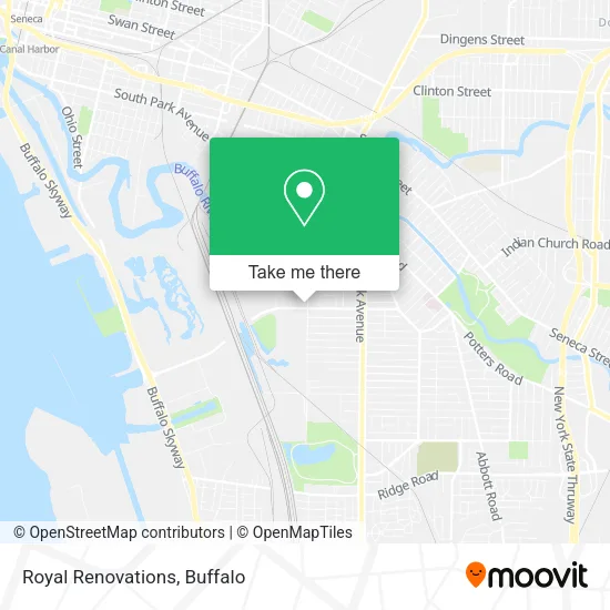 Royal Renovations map