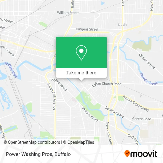 Power Washing Pros map