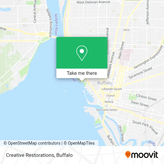 Creative Restorations map