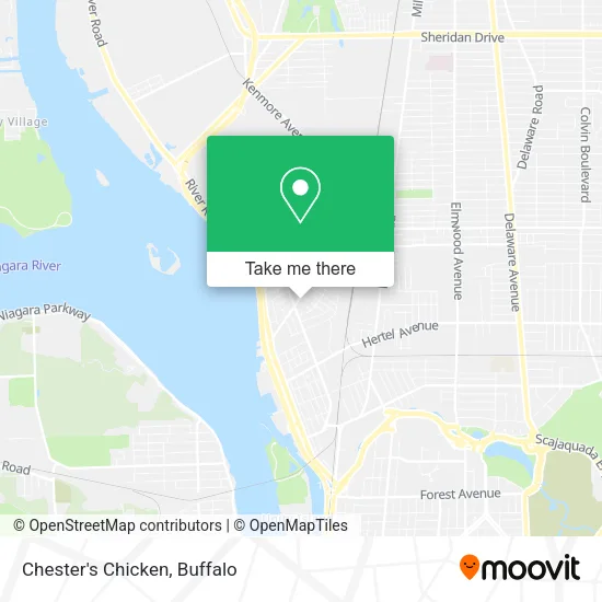 Chester's Chicken map