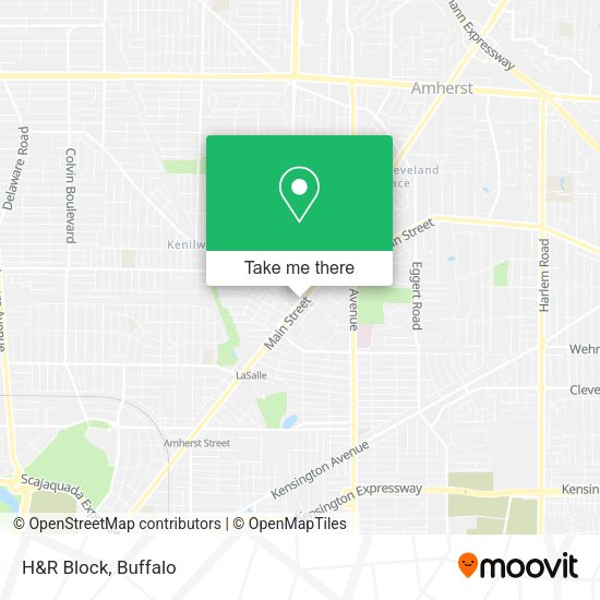 H&R Block map