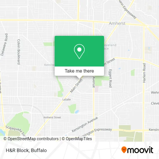Mapa de H&R Block