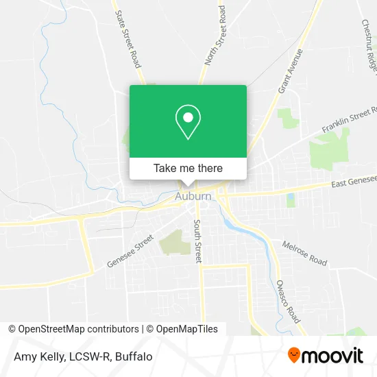 Mapa de Amy Kelly, LCSW-R