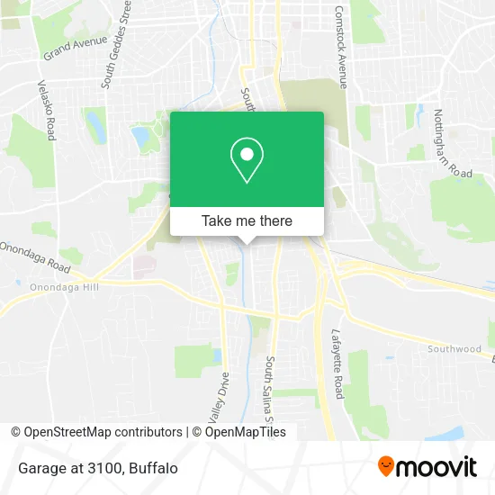 Mapa de Garage at 3100