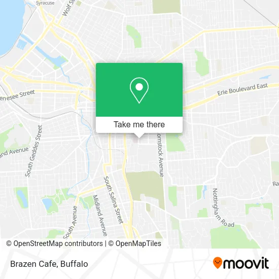 Brazen Cafe map