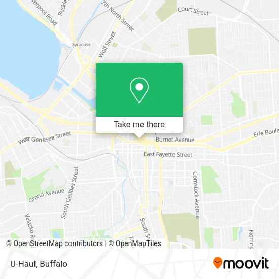 U-Haul map