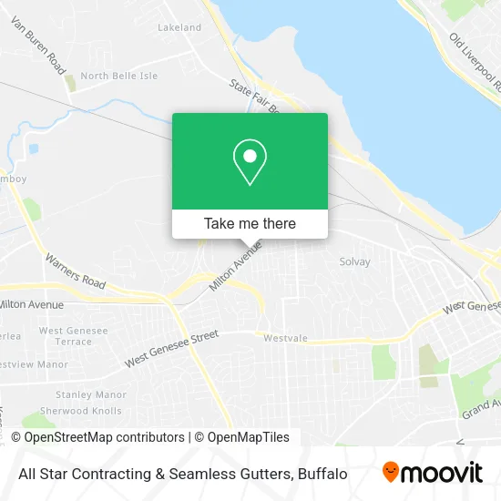 Mapa de All Star Contracting & Seamless Gutters
