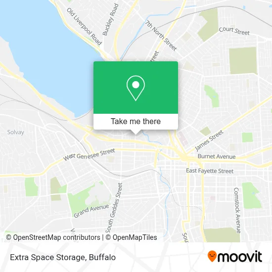 Extra Space Storage map