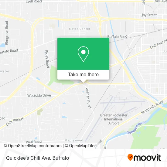 Quicklee's Chili Ave map