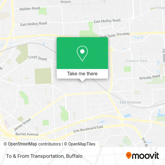 To & From Transportation map