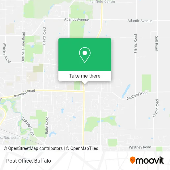 Post Office map
